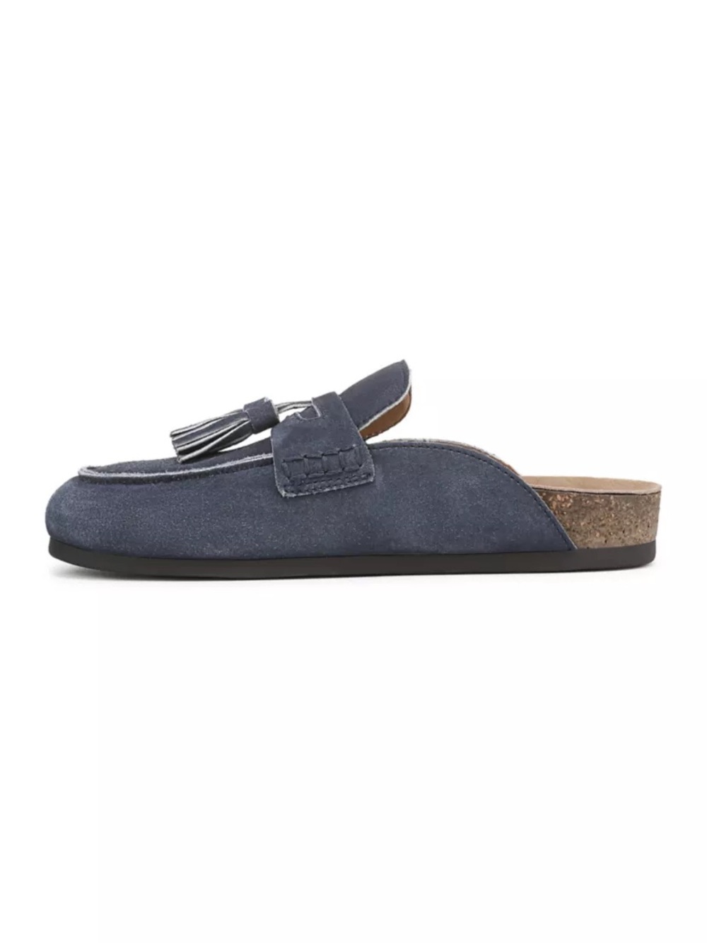 SAM EDELMAN ASTRID MULES IN ATLANTIC BLUE SUEDE 8.5 - Picture 4 of 11